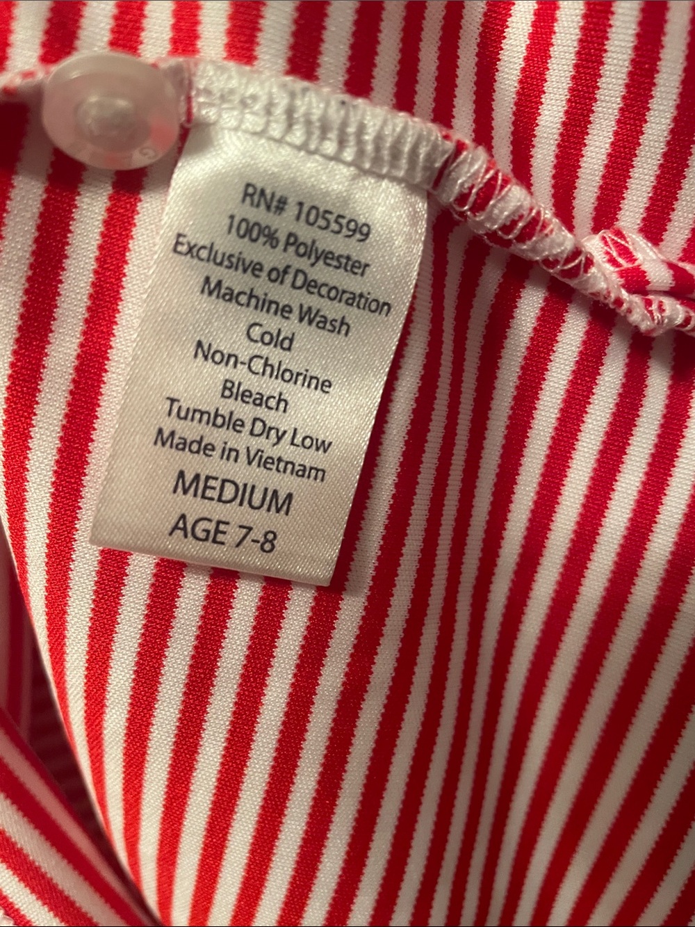 Georgia Garb Bulldogs Youth Red & White Striped boys Polo Shirt - Picture 7 of 7